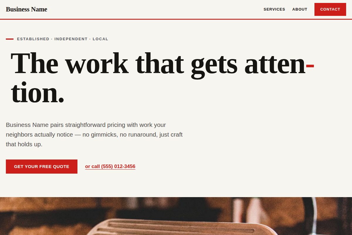 Bold Editorial preview