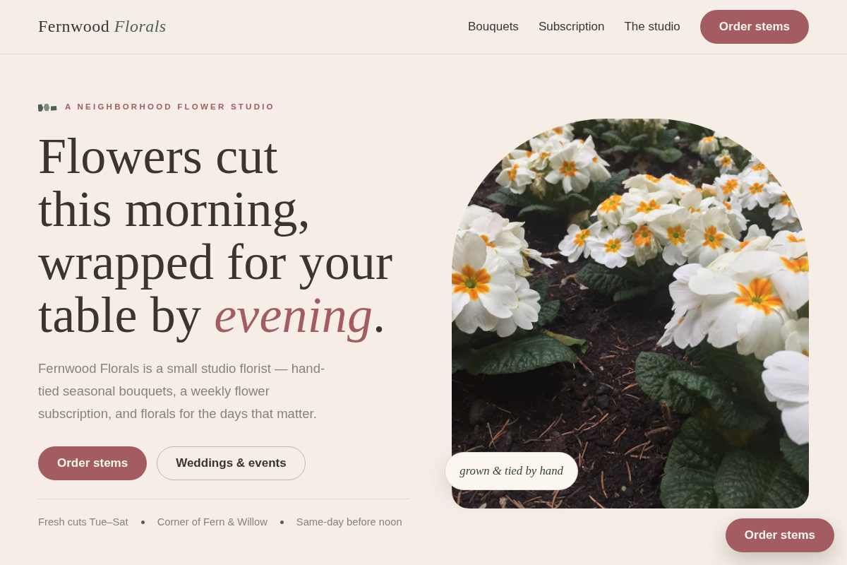 Fernwood Florals preview