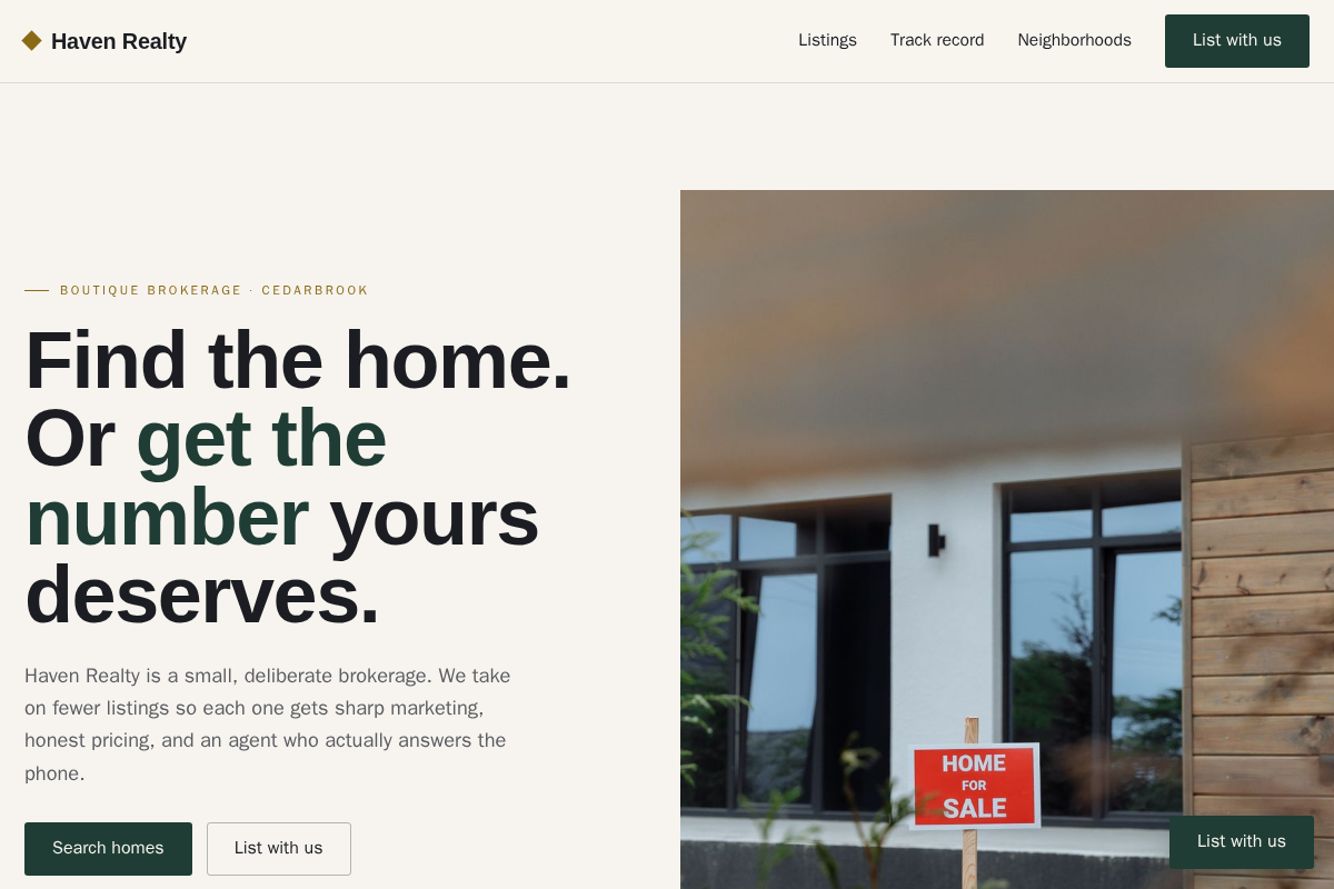 Haven Realty preview