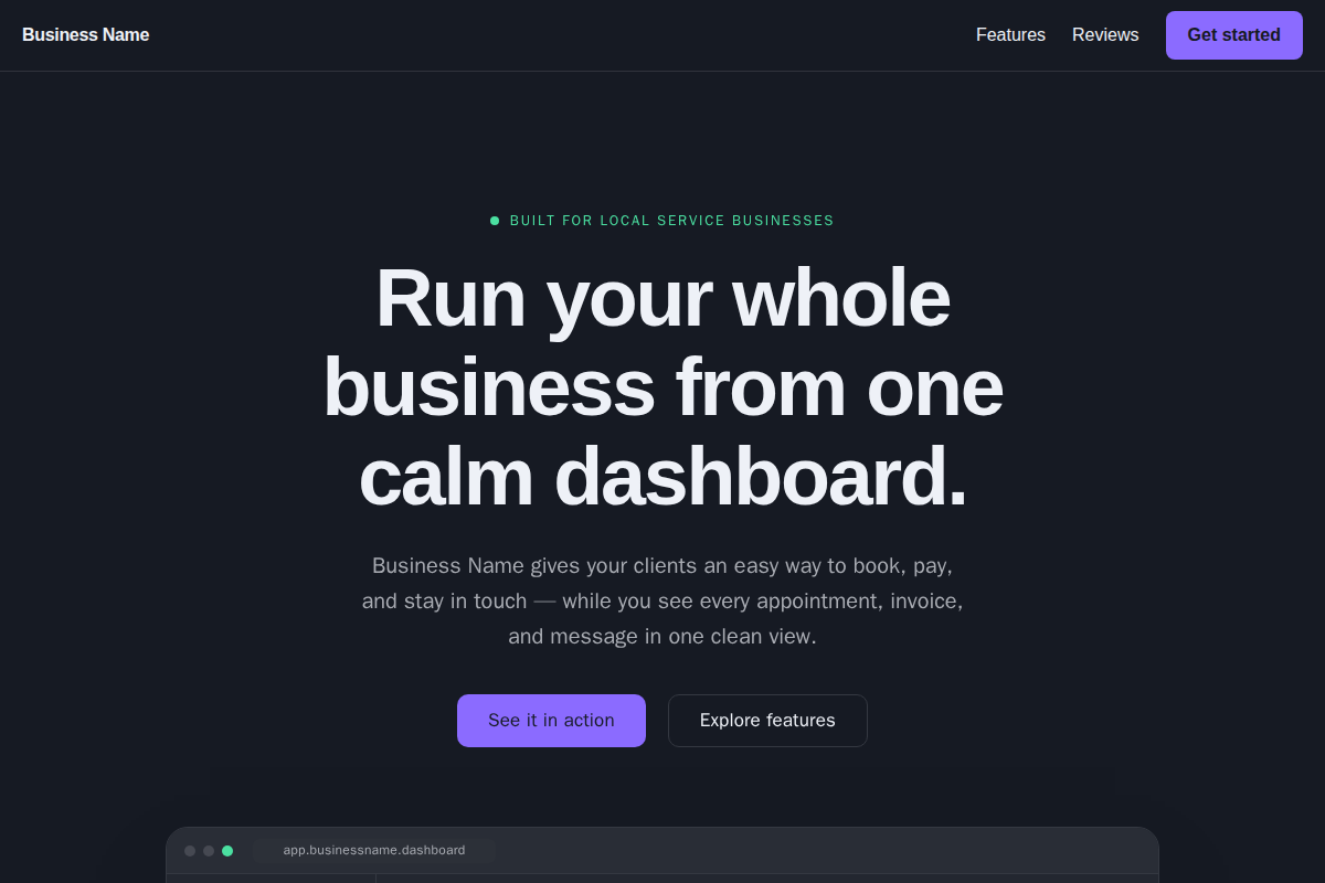 Slate SaaS preview