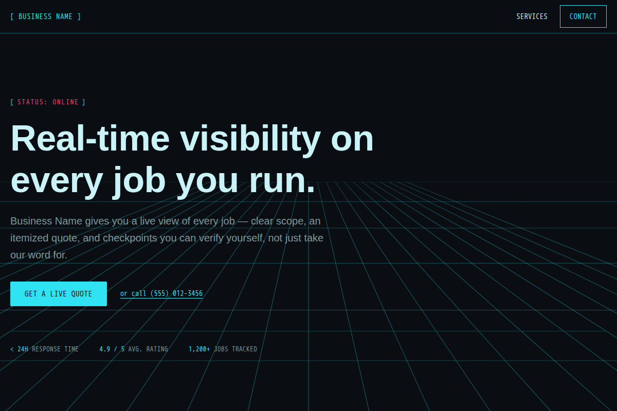 Wireframe Cyber preview